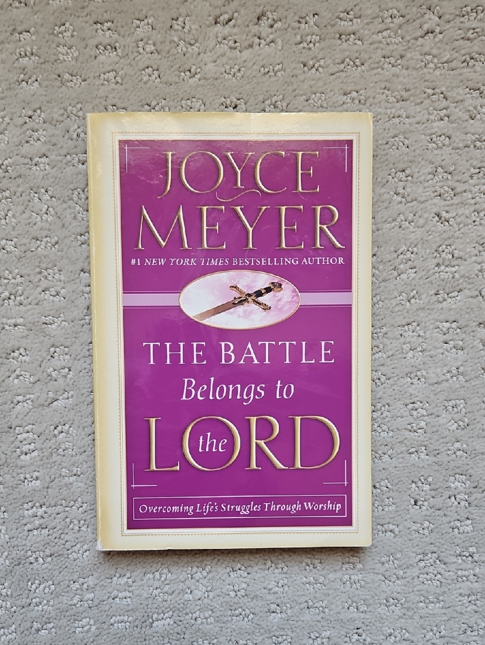 Joyce Meyer "The Battle Belongs to the Lord" - Purple Paperback